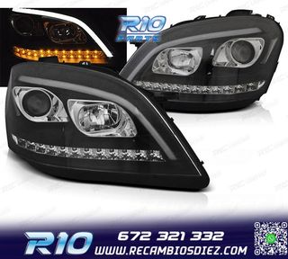FAROS PARA MERCEDES CLASE ML W164 05-07 LUZ DIURNA LED DINAM