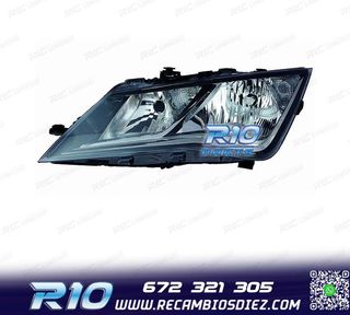 FARO IZQ PARA SEAT LEON 12-16 FONDO NEGRO