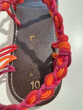 Sandalias trenzada planas mujer talla 40