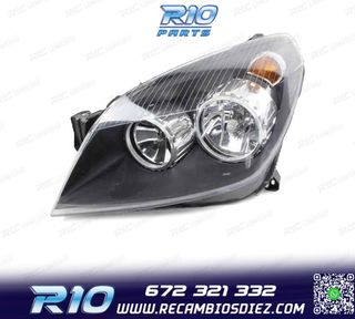 FARO IZQ PARA OPEL ASTRA H FONDO NEGRO 04-11
