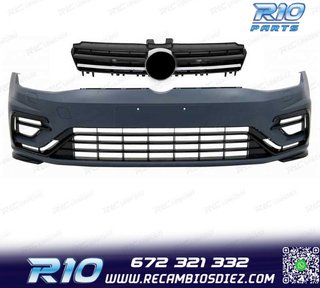 PARAGOLPES DELANTERO VOLKSWAGEN VW GOLF 7.5 17-19 LOOK R20 S