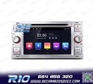 RADIO GPS ANDROID 12 PARA FORD FOCUS C-MAX FIESTA GALAXY KUG