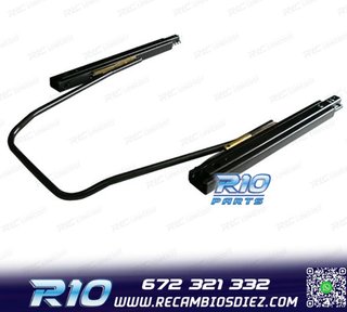 KIT ASIENTO DEPORTIVO SEMI BAQUET ESTILO RS ALCANTARA CUERO