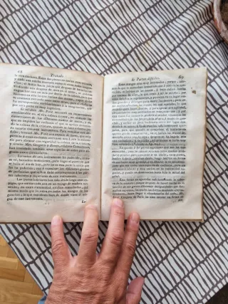Libro antiguo medicina "TRATADO DE PARTOS" tomo II
