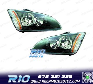 FAROS PARA FORD FOCUS II 04-08 FONDO NEGRO