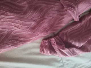 Vestito premaman lungo rosa
