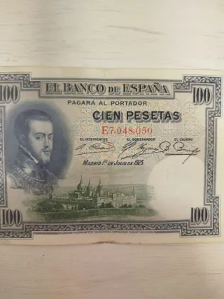 Billete 100 Pesetas Banco de España 1925