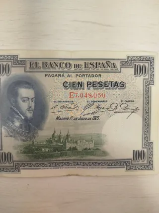 Billete 100 Pesetas Banco de España 1925