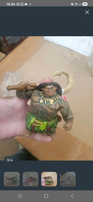 Figuras Vaiana y Maui