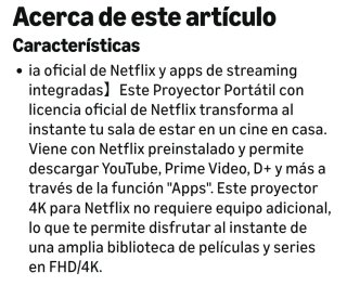Proyector Portátil Nuevo