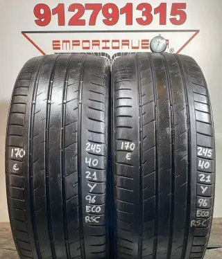 245 40 21 Y BRIDGESTONE RUEDA AL 90% VIDA UTIL