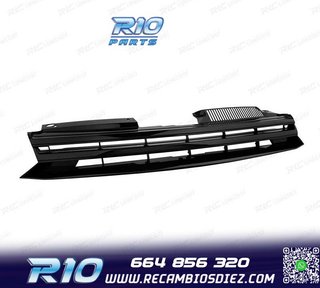 PARRILLA VOLKSWAGEN VW GOLF 6 08-12 NEGRO BRILLO SIN LOGO