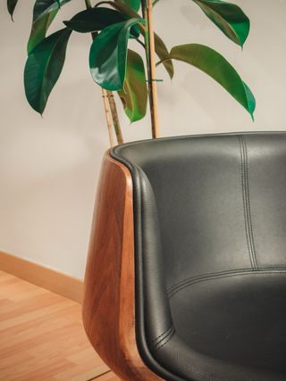 Sillón Club Giratorio Kare Design Nogal