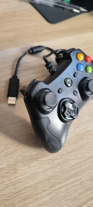 Mando PC EasySMX con vibración, negro
