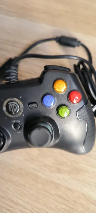 Mando PC EasySMX con vibración, negro