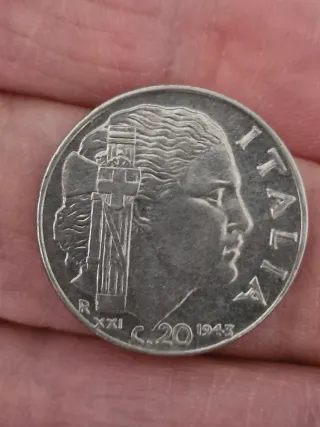 3 Monete 20 Cent. Vittorio Emanuele III