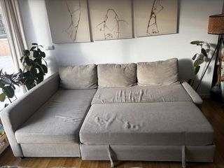 Sofá Cama IKEA Friheten Gris/Blanco