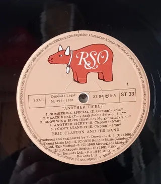 Vinilo Eric Clapton Another Ticket