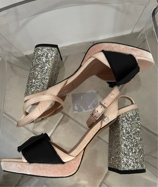 Sandali 06 Milano donna beige nero