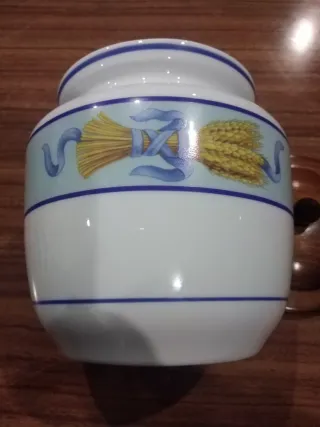 Pote de Porcelana Feijão