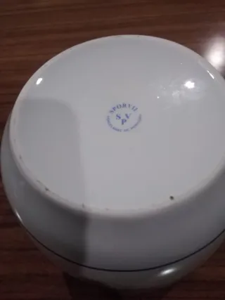 Pote de Porcelana Feijão