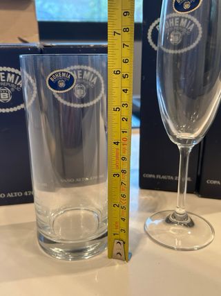 Cristalería Bohemia Vasos y Copas