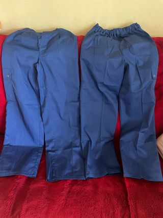 Pantalones de trabajo azul Talla S