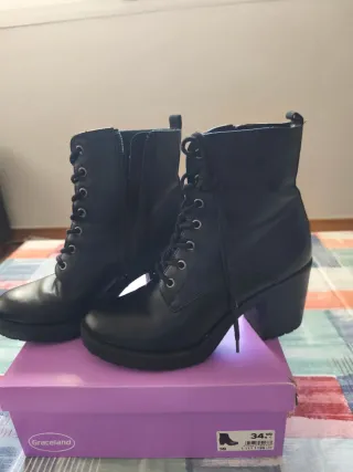 Botines Graceland cordones talla 39