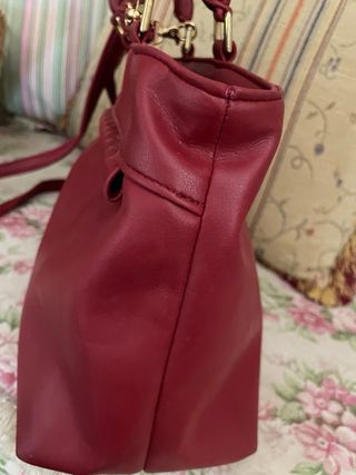 Borsa donna ecopelle rossa