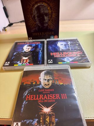 Cofanetto Blu-ray Hellraiser I, II, III