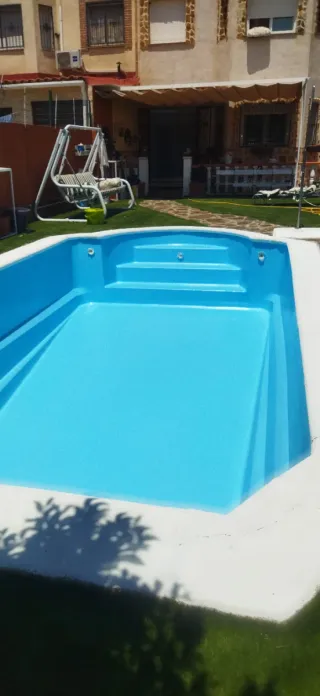 Piscina de fibra para pintar