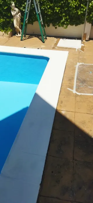 Piscina de fibra para pintar