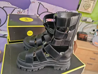 Sandalias Buffalo Negras