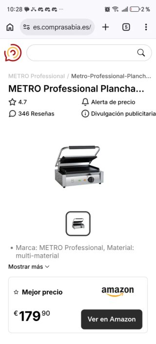 Plancha cocina Kebab Eléctrica Nueva