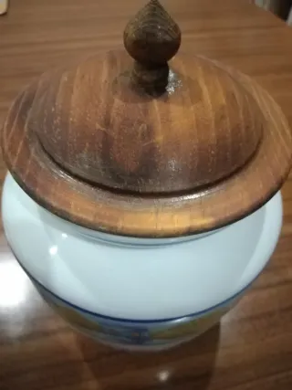 Pote de Porcelana Farinha