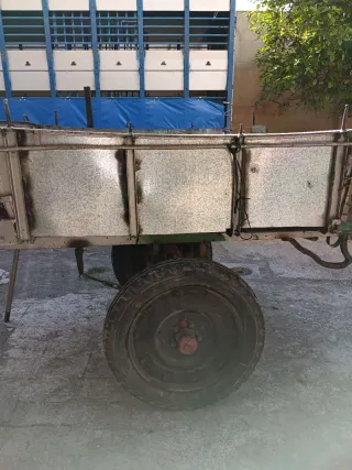 Carro para sacar estiércol