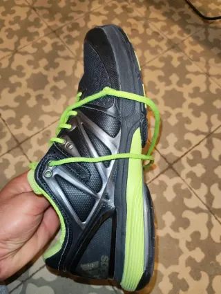 Zapatillas Adidas Padel Negras y Verdes