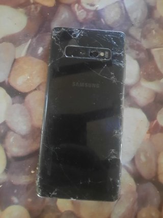 Samsung Galaxy S10+ Negro Roto