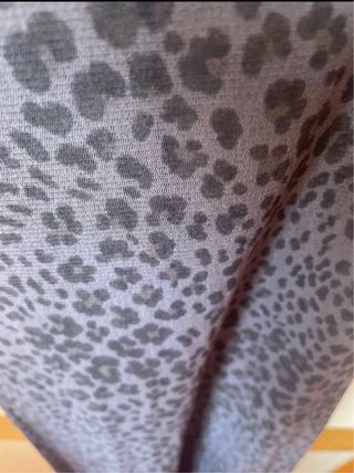 Abito donna nero con sottoveste maculata