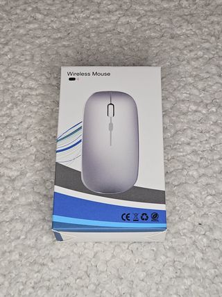 Ratón Inalámbrico Recargable Tacto como Cuero