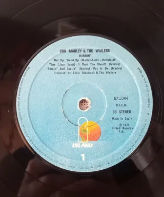 Vinilo Burnin' The Wailers Reggae