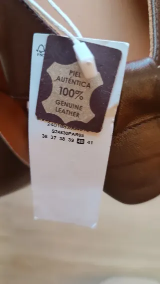 Zapatos planos marrones talla 40 nuevos