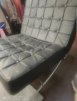 Sillón Negro polipiel