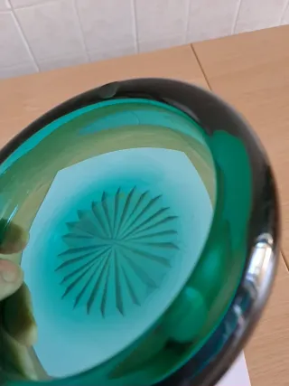 Posacenere Murano Vetro Blu