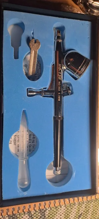 Aerografo professionale cromato
