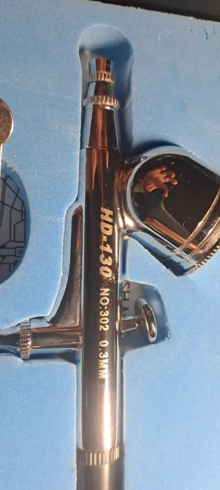 Aerografo professionale cromato