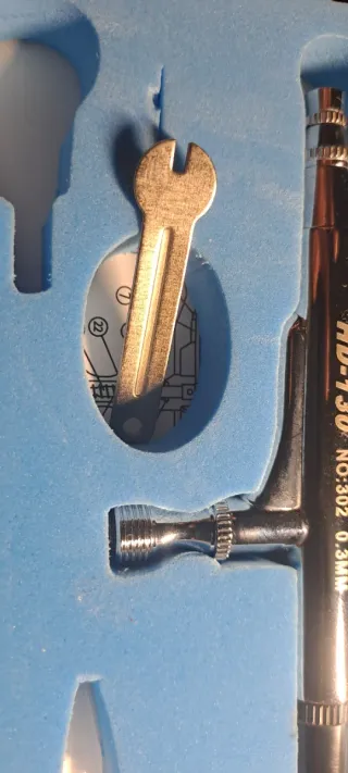 Aerografo professionale cromato