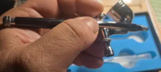 Aerografo professionale cromato