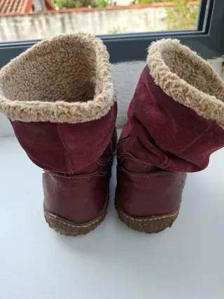 Botines El Naturalista, Talla 40, color Burdeos