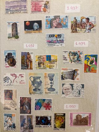 Lote de sellos de España